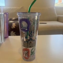 Starbucks and Disney cups