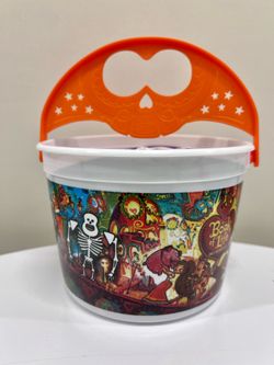 The Book Of Life Mc Donald’s 2014 Halloween Boo Bucket With Stickers 1 NEW