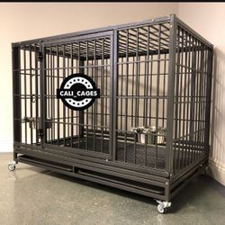 Dog Pet Cage Kennel Size 48” Xl With Grid And Trays New In Box 📦 