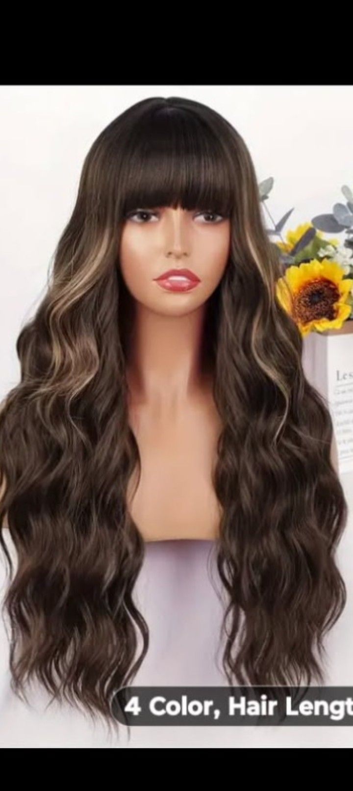 All New Wigs Synthetic Cap Hair Beautiful 26 Inches Long Heat Resistant