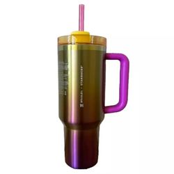 NEW Stanley x Starbucks 2024 Summer Sunset Gradient 40oz Tumbler HTF