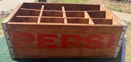 Vintage Wood Pepsi-Cola Crate