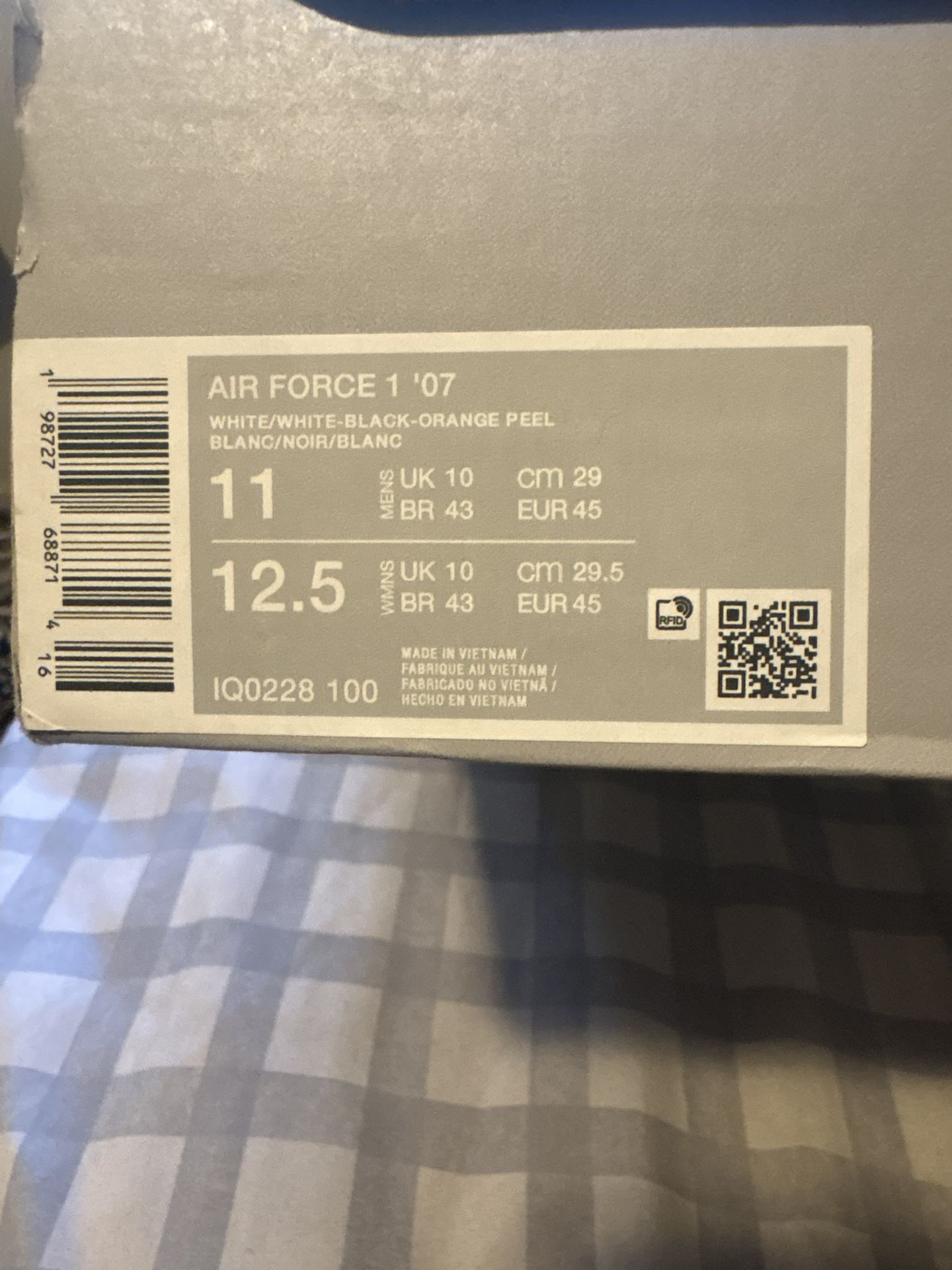 Nike Air Force ‘07 / Jordan 12 Retro