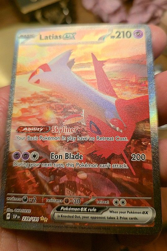 Pokemon Latias Full Art Surging Sparks 239/191 