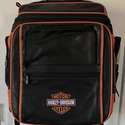 Harley Davidson Leather Backpack 
