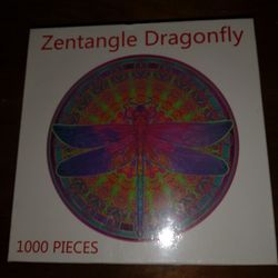 Bgraamiens Puzzle-zentangle Dragonfly is a 1000-piece jigsaw puzzle