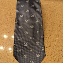Designer Tie Men's Made In Italy Silk Color Gray