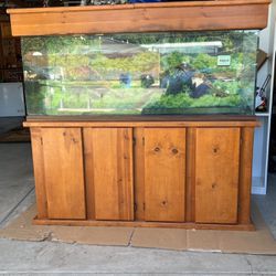 Wood Fish Tank 