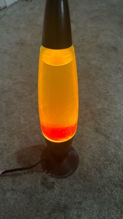 Lava lamp/ not fully warmed