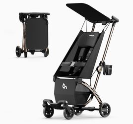 Beberoad Love R1 Auto-Folding Ultra Lightweight Travel Stroller for Airplane, Small Compact Strollers for Babies and Toddlers Aged 6-36 Months, Only 1