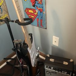 Electric Guitar With Amp 