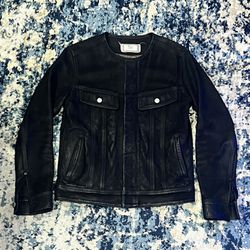 Black Lambskin Leather Jacket 