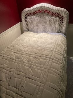 Twin Bed Frame, Boxspring, Mattress, Headboard - Whole Bed for Free