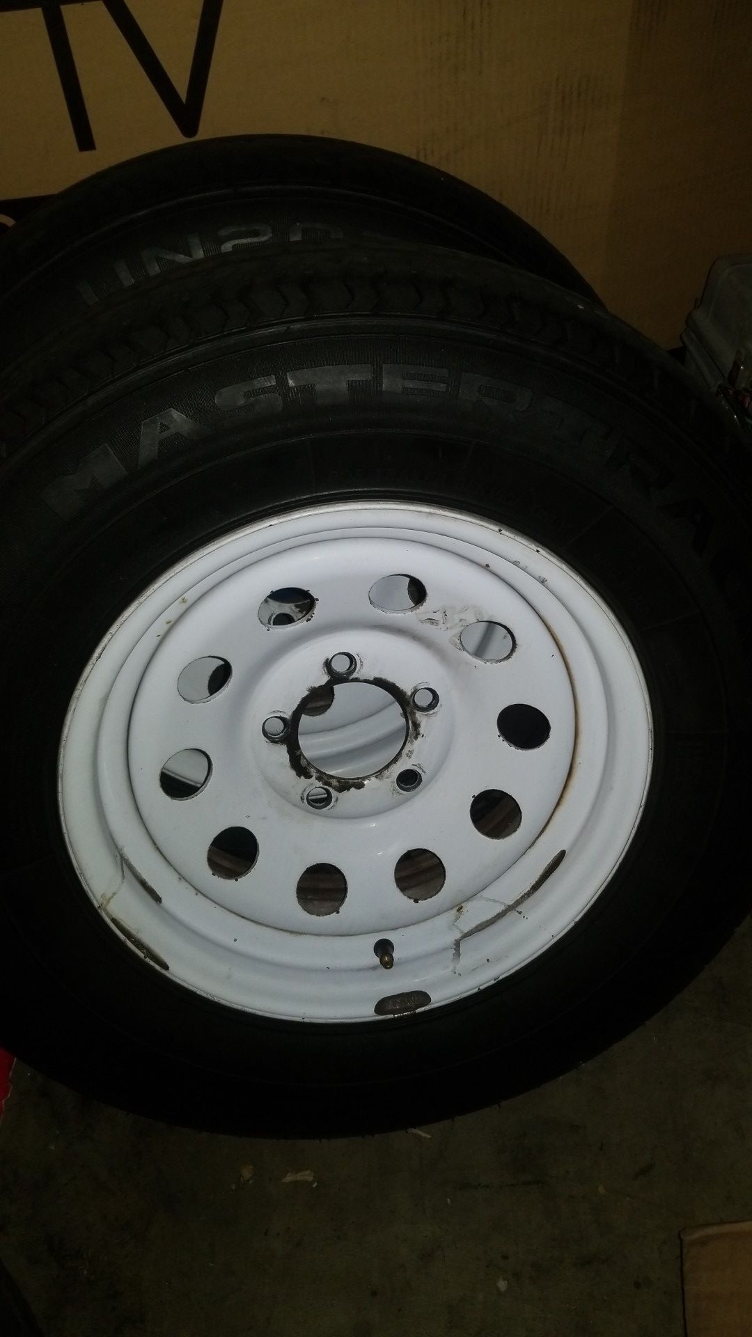 5 lug 14 inch trailer wheels and tires