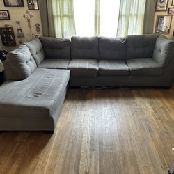 Large Gray Sectional Sofa 