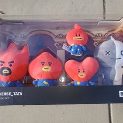 OFFICIAL BT21 UNIVERSE TATA – TATA PLUSH DOLL SET, TATA FAMILY SET AUTHENTIC NEW