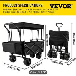 New- still in box- kids wagon with canopy