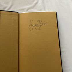 Larry Bird Autographed Book