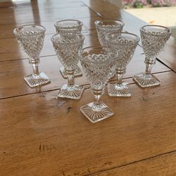 Crystal Glass Cordial/port Glasses