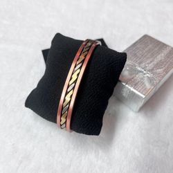 Brasalete Cobre Presio Fijo 