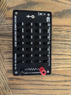 Resistance Decade Box