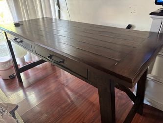 Wooden desk