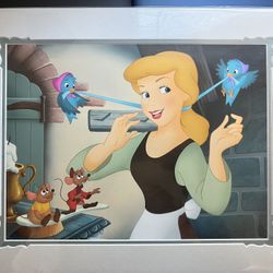 Disney Art Print - Cinderelly’s Morning Helpers