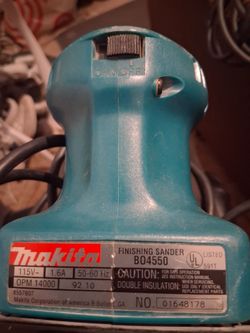 Makita B04550 Sander no dust bag