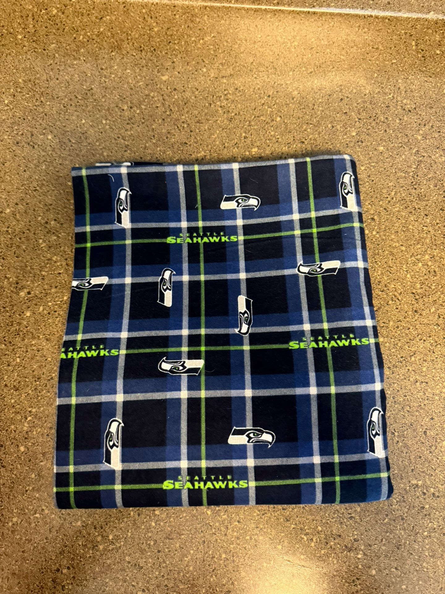 New 2 Yards Of Seattle Seahawks Flannel Fabric