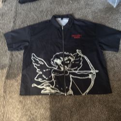 Manfinity Emotional Angel Collared Zip Up