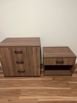 Small dresser and matching end table