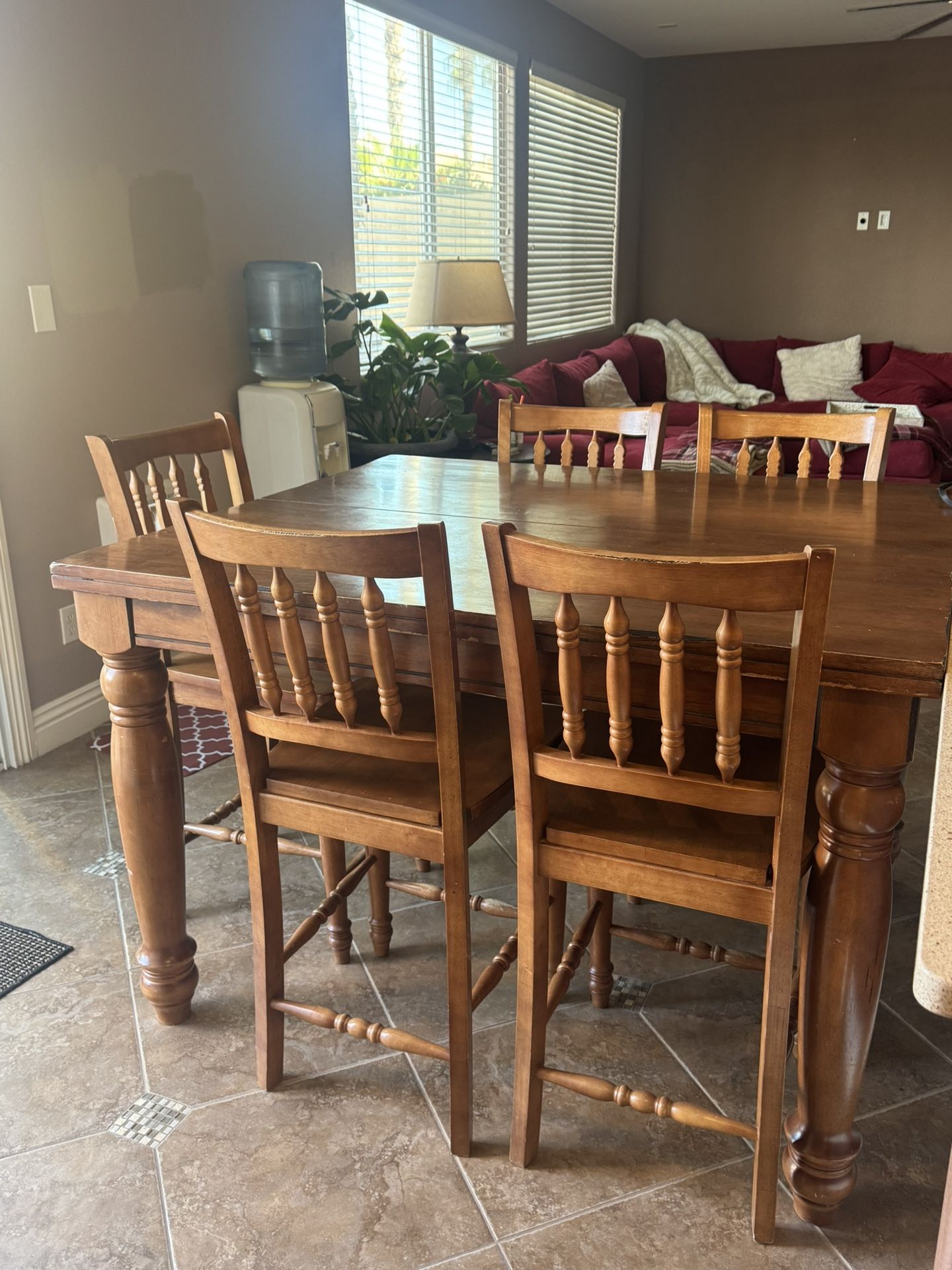 Wooden - Kitchen Table - 5 Chairs 