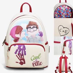 Loungefly Exclusive Disney Pixar Up Carl & Ellie Mailbox Mini Backpack 