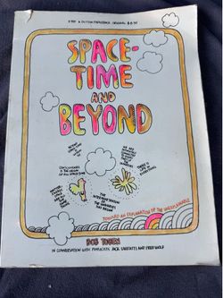 Vintage 1975 Space-Time and Beyond by Bob Toben - 1st Edition Paperback Cult Classic