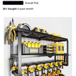 Cordless power tool organizer