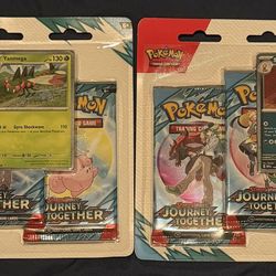 Pokemon Journey Together 3 Pack Blister 