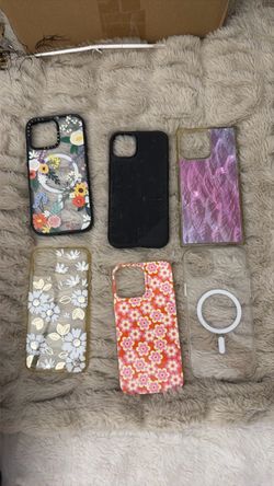 Lot of 6 iPhone Cases Mixed Styles