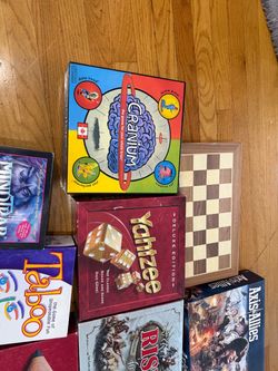 Board Game Lot – Cranium, Yahtzee, Risk & More