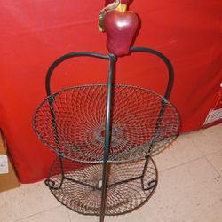 Home Interior 2  Tier Mesh Basket Fruit Holder $35