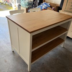 IKEA white kitchen island
