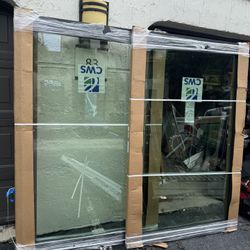 96x80 CWS Impact Sliding Glass Door