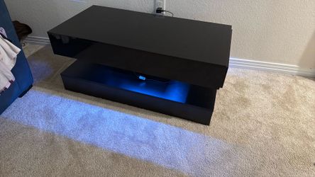 LED table with side drawers!
