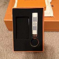 New: Classy White Purse Charm/ Key Ring