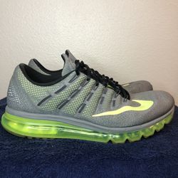 Vintage Nike Air Max 2016 Cool Grey Volt Men size 13 for Sale in Dallas, TX OfferUp