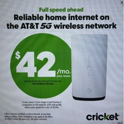 Pay as low as $42/mo for AT&T Internet Air🛜