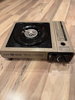 Gas One GS-3400P Dual Fuel Camp Stove with Case - Butane Ready