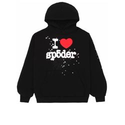 Sp5der Souvenir Hoodie 'Black'