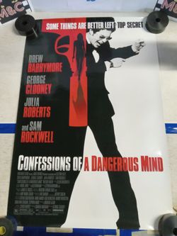"Confessions Of A Dangerous Mind" Original One-sheet Movie Poster 27x40 (2003) D/S