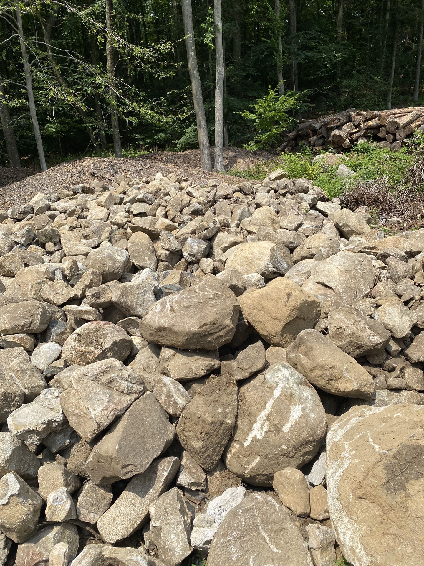 native field stone bolders rocks