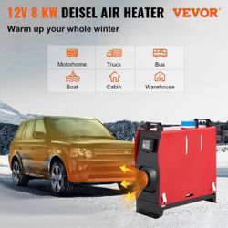 Diesel Heater 8KW Air Space Heater 27304 BTUs Muffler with LCD Thermostat Monitor
